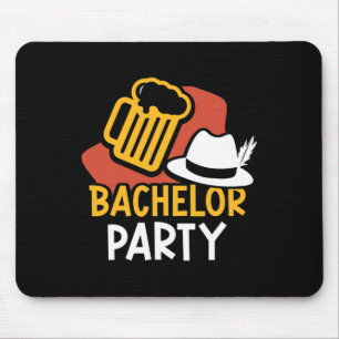 Bachelor Party Bridge Groom Team Mousepad