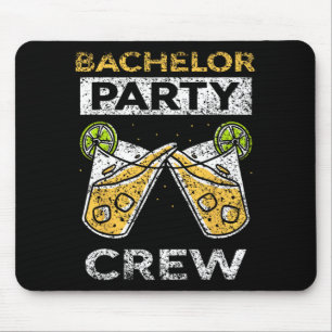 Bachelor Party Crew Bridge Groom Team Mousepad