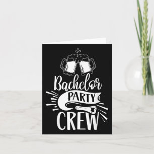 Bachelor Party Crew Team Bachelor Bridge Karte