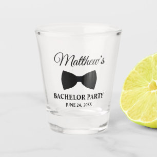 Bachelor-Party der Schwarzen Krawatte Schnapsglas