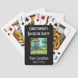 Bachelor Party Disk Golf Gastgeschenk Hochzeit Spielkarten