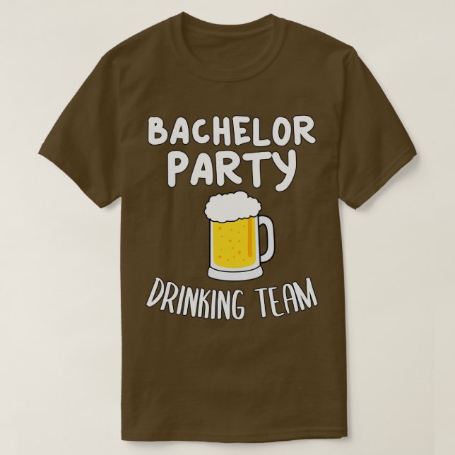 Bachelor Party Drink Team 5 T-Shirt (Design vorne)