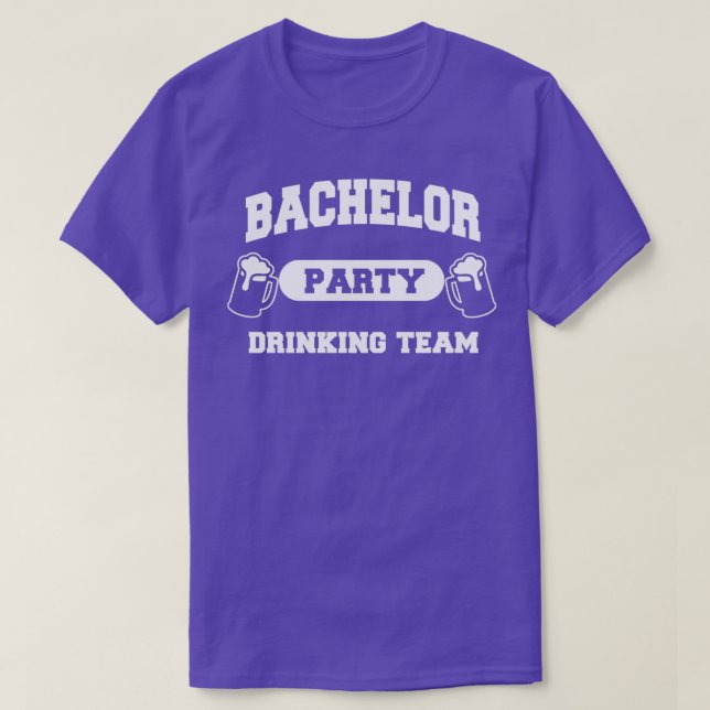 Bachelor Party Drinking Team 14 T-Shirt (Design vorne)