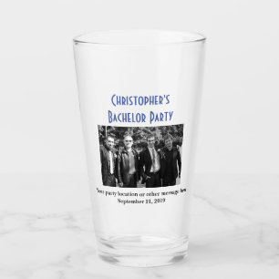 Bachelor Party Foto Gastgeschenk Hochzeit Pint Bee Glas