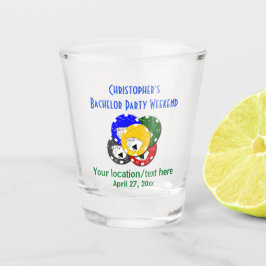 Bachelor Party für Poker Gambling Schnapsglas