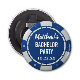 Bachelor Party Gambling Poker Chip Flaschenöffner