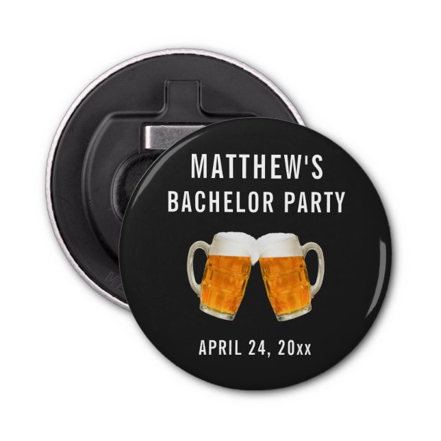 Bachelor Party Gastgeschenk Hochzeit Beer Cheer Flaschenöffner (Vorderseite)