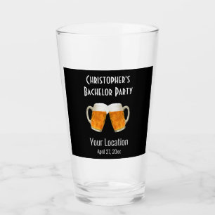 Bachelor Party Gastgeschenk Hochzeit Beer Cheer Glas