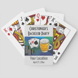 Bachelor Party Gastgeschenk Hochzeit Bier Poker Spielkarten