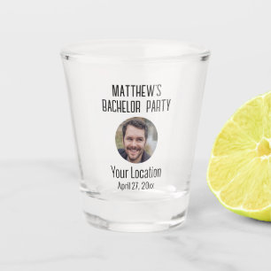 Bachelor Party Gastgeschenk Hochzeit Groom Foto Schnapsglas