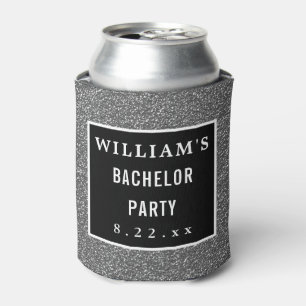 Bachelor Party Gastgeschenk Hochzeit Moderne Typog Dosenkühler
