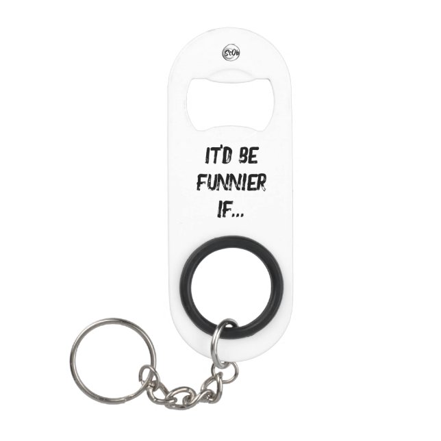 Bachelor Party Geschenk Flasche Opener Sc0b Design Mini Flaschenöffner (Vorderseite)