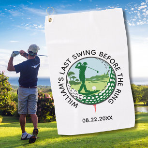 Bachelor Party Golfer Name Last Swing Golf Handtuc Golfhandtuch