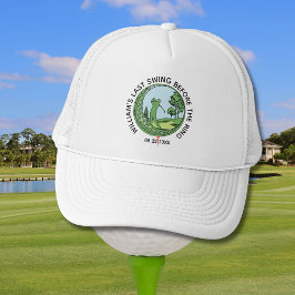 Bachelor Party Golfer Name Last Swing Truckerkappe