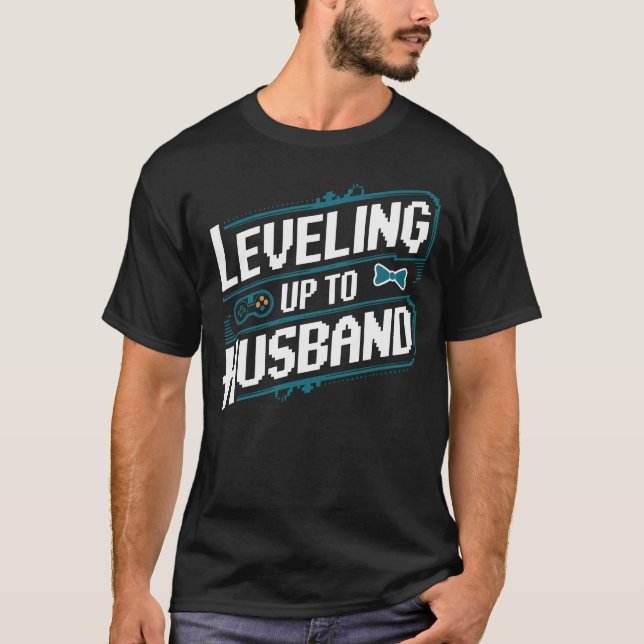 Bachelor Party Groom bis hin zum Ehemann T-Shirt (Vorderseite)