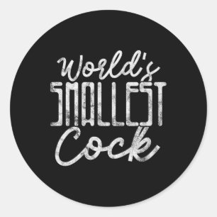 Bachelor Party Groom Wedding World's Smallest Grun Runder Aufkleber