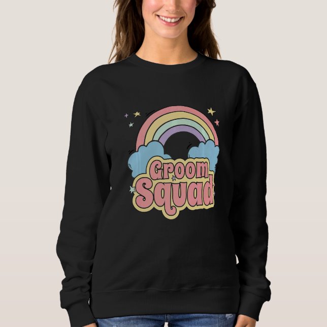 Bachelor Party Group Set Groom Squad Sweatshirt (Vorderseite)