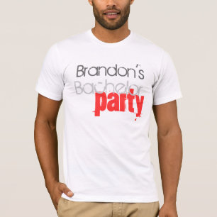 Bachelor Party individuell einstellbar T-Shirt