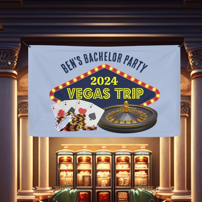 Bachelor Party Las Vegas Trip Casino Banner (Von Creator hochgeladen)