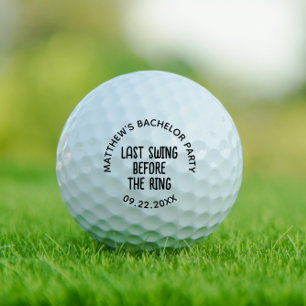 Bachelor Party Letzte Swing vor dem Ring Golfball