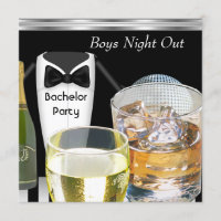 Bachelor Party Mens Boys Night Out Drinks Tux