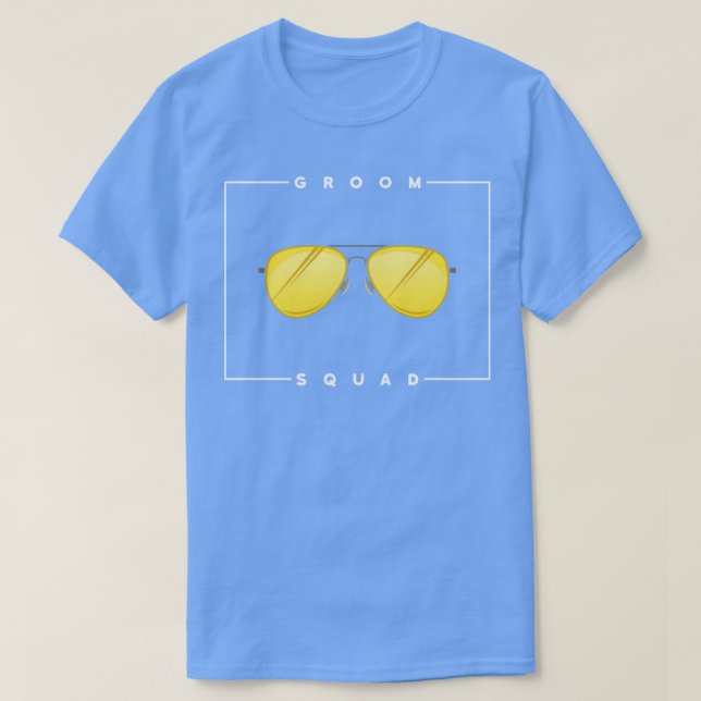 Bachelor Party mit Brille T-Shirt (Design vorne)