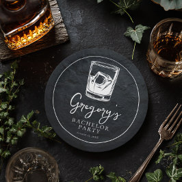 Bachelor Party modern und stilvoll Pappteller