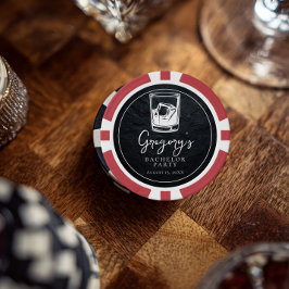 Bachelor Party modern und stilvoll Pokerchips