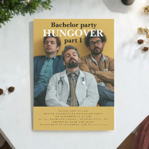 Bachelor Party Moderne Einladung