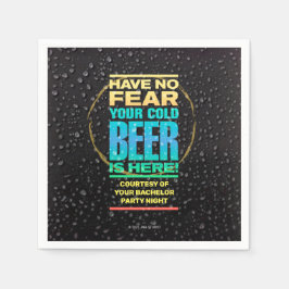 Bachelor Party Paper Napkin Serviette