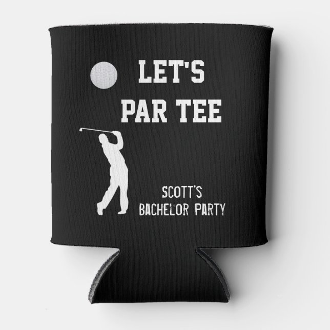 Bachelor Party Par T-Shirt Golftrip Dosenkühler (Vorderseite)
