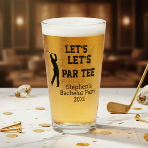 Bachelor Party Par tee Custom Glas