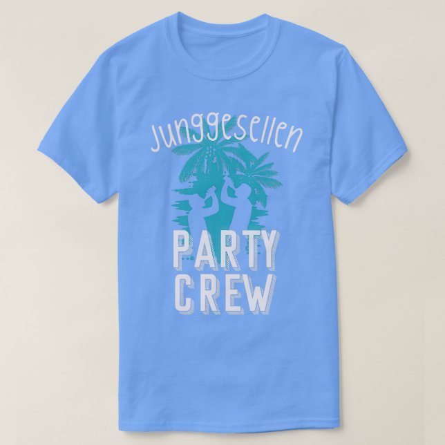 Bachelor Party Party Crew T-Shirt (Design vorne)