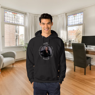 Bachelor Party Schwarz-weißes Foto Mann Mythos Leg Hoodie