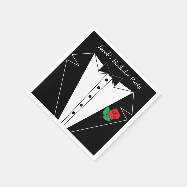 Bachelor Party Serviette (Ecke)