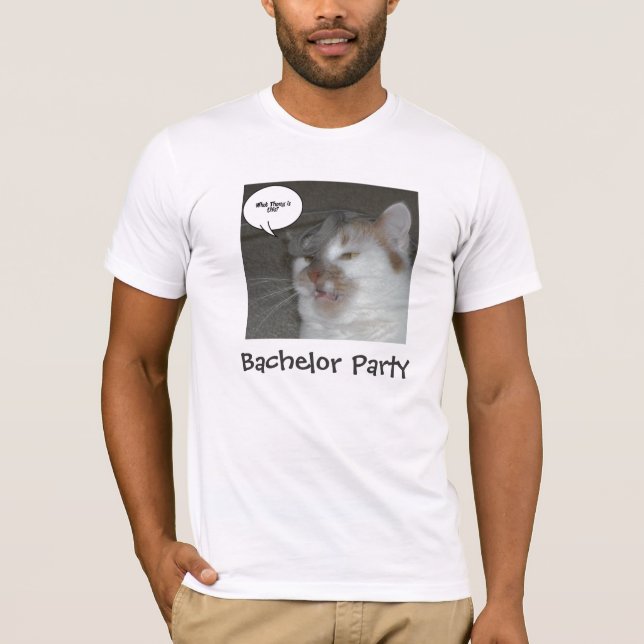 Bachelor Party Spaß T-Shirt (Vorderseite)