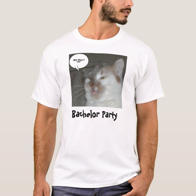 Bachelor Party Spaß T-Shirt (Vorderseite)
