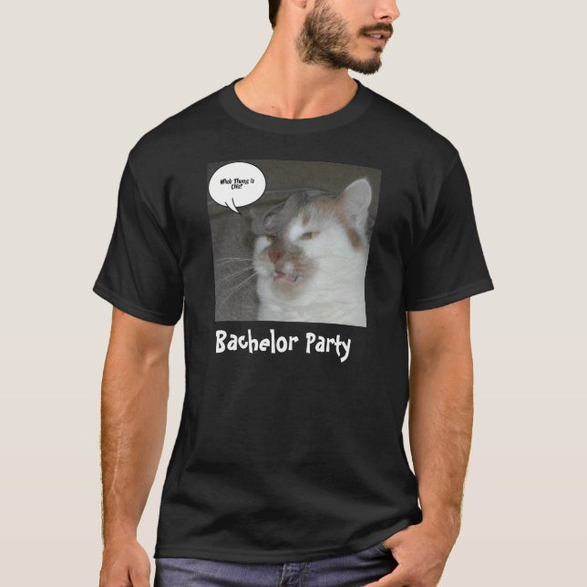 Bachelor Party Spaß T-Shirt (Vorderseite)