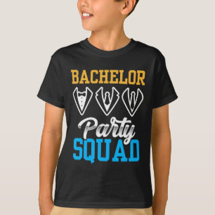 Bachelor Party Squad Bridge Team Groom T-Shirt