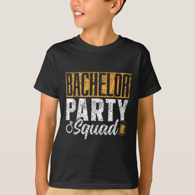 Bachelor Party Squad Briom Team _1 T-Shirt (Vorderseite)