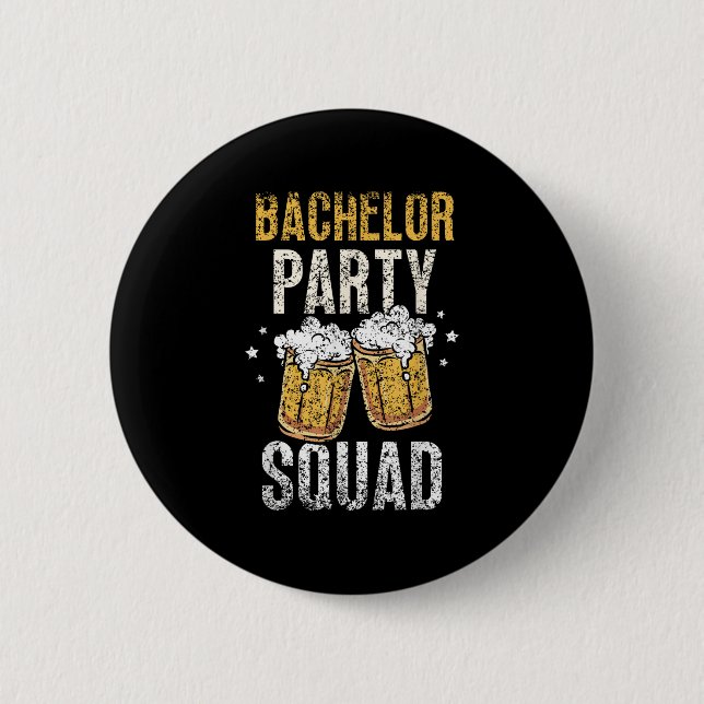 Bachelor Party Squad Briom Team _4 Button (Vorderseite)