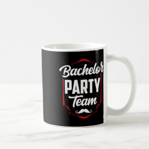 Bachelor Party Team Groom Bride Kaffeetasse