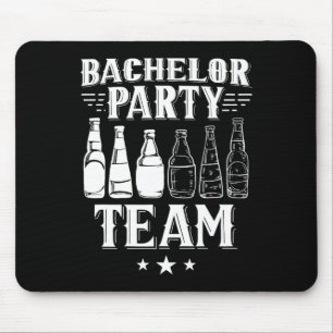 Bachelor Party Team Groom Bridge 1 Mousepad