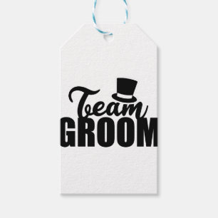 Bachelor Party Team Groom Top Hat - Geschenkidee Geschenkanhänger
