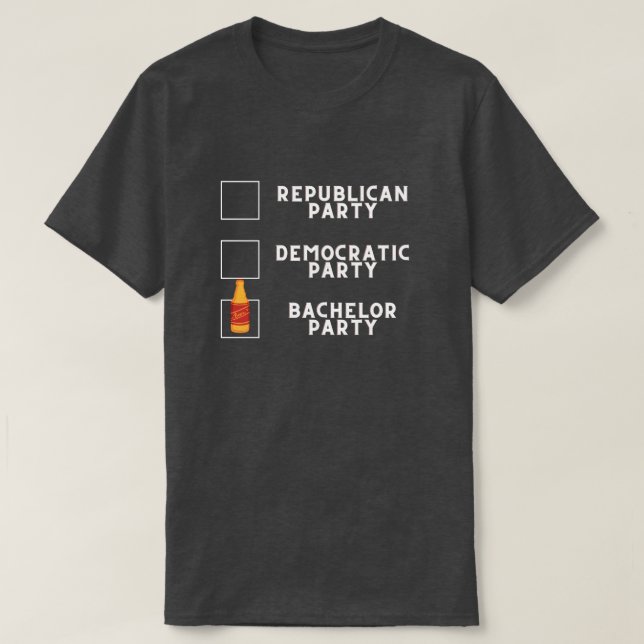 Bachelor Party Trauzeuge Shirt - Funny Sprichwort (Design vorne)