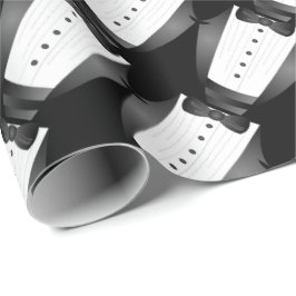 Bachelor Party Trauzeuge Team Groom black tuxedo Geschenkpapier