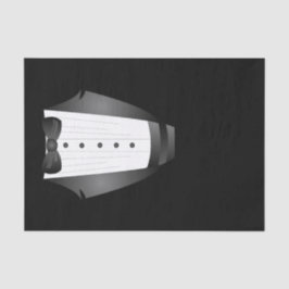 Bachelor Party Trauzeuge Team Groom black tuxedo Seidenpapier