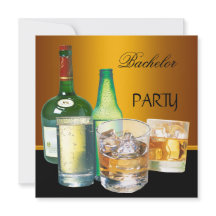 Bachelor Party trinkt Flaschen