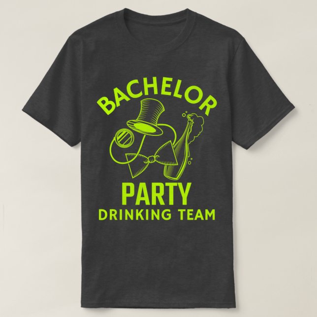 Bachelor-Party-Trinkteam 3 T-Shirt (Design vorne)