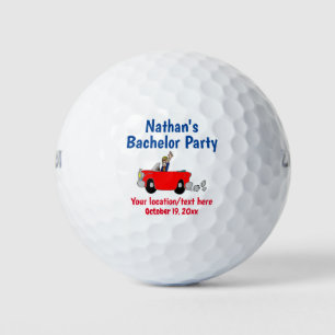 Bachelor Party Trip Gastgeschenk Hochzeit Golfball